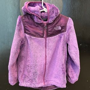 The north face, fleece jacket, size 4T